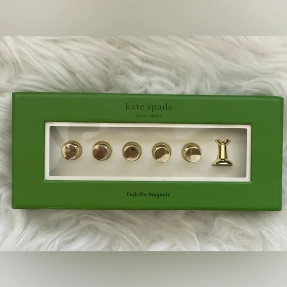 KATE SPADE 4 Piece Office Bundle: Tote, Pencil Case, Push Pins, Notebook - Picture 8 of 12